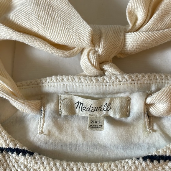 Madewell: Texture and Thread Bow-Back Tank Top - Picture 2 of 6